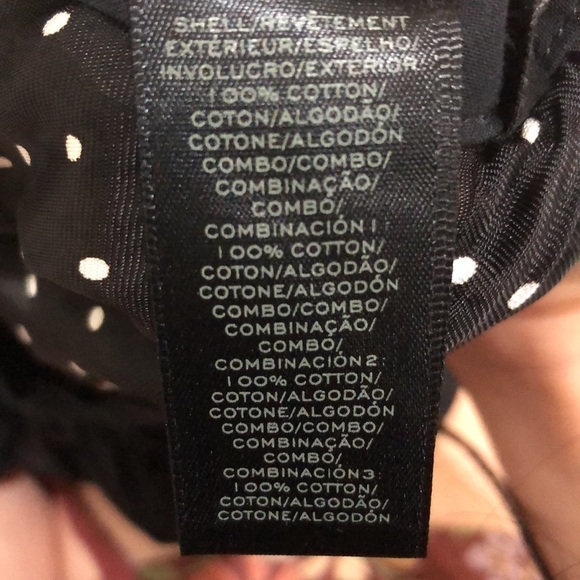 Marc by Marc Jacobs Eyelet Skirt Size 8 Black Polka Dot - Picture 7 of 8